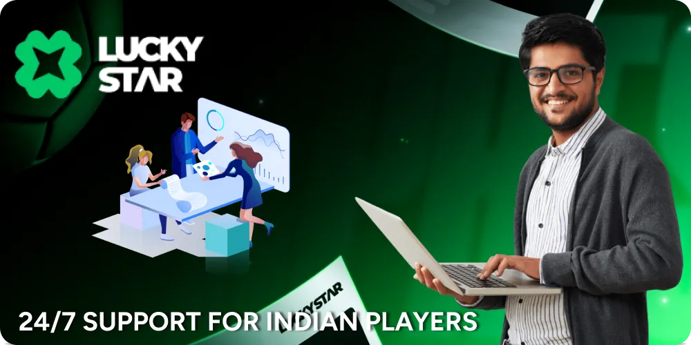 Lucky Star India support agent chatting in Hindi, solving Paytm issue for mobile user