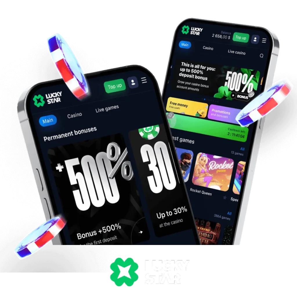 Download Mobile App for Lucky Star online casino for Android or iOS